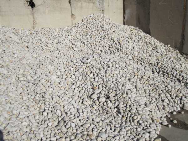 Weißer Zierkies (Quarz) 50-70 mm