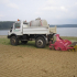 Bodenaufbereitung bei Saalburg mit Unimog und Anbaugeraet
